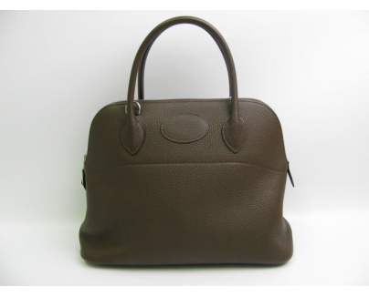 エルメス ボリード31トリヨンクレマンス-カフェ（金具：シルバー）he1297