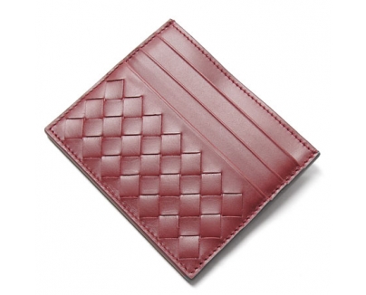 BOTTEGAVENETA/レザーカードケース/レッド 162150v46516130