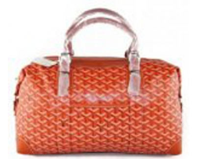 GOYARD ゴヤールサンルイ 旅行かばん オレンジ GOY035 革
