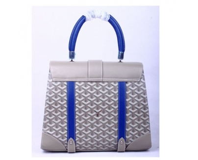 GOYARD ゴヤール バッグ サイゴンMM グレー×ブルー系 GOY059