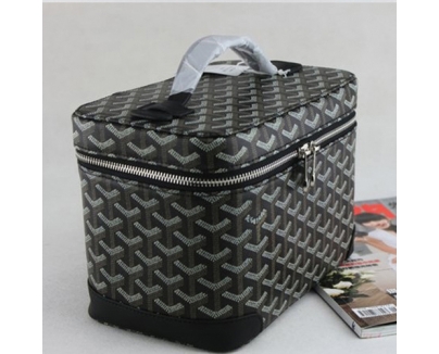 GOYARD ゴヤール ボックス 化粧バッグ ブラック GOY074