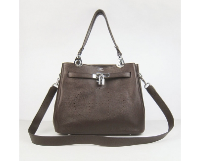 HERMES・エルメス新作2WAYショルダーバッグ ダークコーヒー hr13123