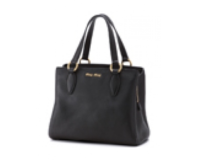 ミュウミュウ VITELLO CARIBU ショルダー付 ハンドバッグ RN0757 UXP F0002