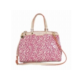 LOUIS VUITTON モノグラム ヴェルニ ブレアMMハンドバッグ ピンク...