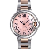 カルティエスーパーコピー バロンブルー ３３ｍｍ W6920070 ピンク