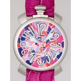 ガガ･ミラノ マニュアル48mm 手巻き 5010 MOSAICO 2 チェリー...