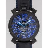 ガガ･ミラノ マニュアル48mm 手巻き 5012 MOSAICO 2 ブラック...