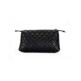 CHANEL シャネル ブラック ラムスキン トイレタリーケース マトラッセ A...