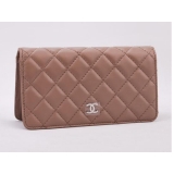 シャネル CHANEL カーフスキンマトラッセ二つ折り長財布 A31509 ロー...