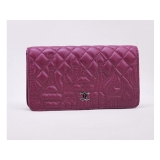 シャネル CHANEL カーフスキンマトラッセ二つ折り 長財布 A31509 バ...