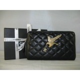 シャネルコピー財布 CHANEL ラムスキン 長財布 ブラック A318
