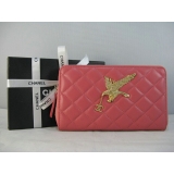 シャネルコピー財布 CHANEL ラムスキン 長財布 ピンク A318