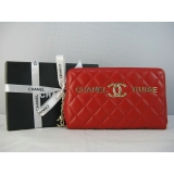 シャネルコピー財布 CHANEL ラムスキン 長財布 レッド A313