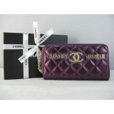 シャネルスーパーコピー CHANEL ラムスキン 長財布 バープル A312