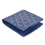 GOYARD ゴヤール 財布 二つ折り　ブルー GOYWA-41