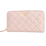 プラダスーパーコピー ANTIC SOFT 長財布 ピンクベージュ＆ゴールド 1...