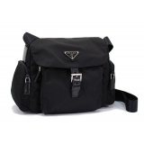 PRADA 斜めがけショルダーバッグ ナイロン ブラック BT0501