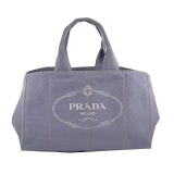 プラダ スーパーコピー ロゴ入りキャンバス（CANAPA）トートバッグ PERV...