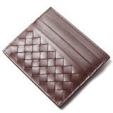 BOTTEGAVENETA/レザーカードケース/ダークブラウン 162150v4...