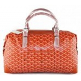 GOYARD ゴヤールサンルイ 旅行かばん オレンジ GOY035 革