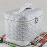 GOYARD ゴヤール ボックス 化粧バッグ ホワイト GOY073