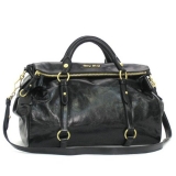 MIUMIU（ミュウミュウスーパーコピー）LUXRT0365BK ショルダーバッ...