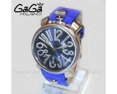 ガガミラノ 時計 スーパーコピー n級 マニュアーレ マヌアーレ 48mm ブルー 5010 VINTAGE
