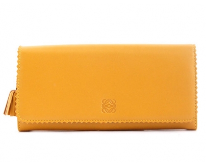 ロエベ 韓国 スーパーコピー LOEWE アマソナ 長財布 イエローYELLOW 182.81.F11.8100