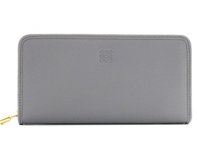 ロエベ 韓国 スーパーコピー LOEWE アマソナ ゴートスキン 長財布 スレートブルー 113N95F135550