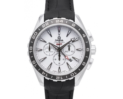 韓国スーパーコピー 時計 オメガ シーマスター アクアテラ GMT クロノグラフ / Ref.231.13.44.52.04.001