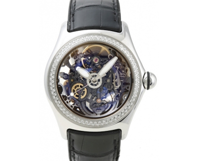 コルム 時計 韓国 スーパーコピー CORUM バブル スケルトン ダイアベゼル 082.137.47