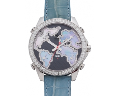 ジェイコブ 時計 n級 スーパーコピー JC-127D ファイブタイムゾーン ワールドマップ 47mm SS 