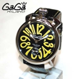 ガガミラノ 時計 スーパーコピー n級 マニュアーレ マヌアーレ 48mm ブラ...