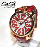 ガガミラノ 時計 スーパーコピー n級 マニュアーレ マヌアーレ 40mm レッ...