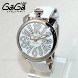 ガガミラノ 時計 スーパーコピー n級 マニュアーレ マヌアーレ 40mm ホワ...