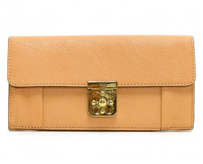 クロエ CHLOE エルシー カーフレザー 長財布 ローズミルクティ【ROSE MILK】 3P0592 835 44F