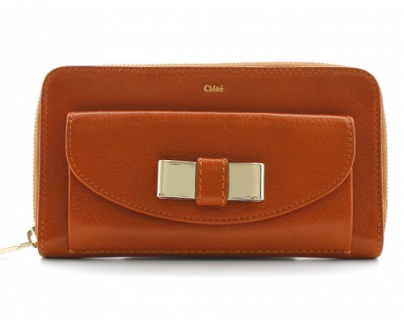 クロエ CHLOE リリィ カーフレザー 長財布 キャラメル【CARAMEL】 3P0501015153