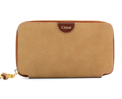 クロエ CHLOE ベア 長財布 ビスケットベージュ【BISCOTTI BEIGE】＆ブラウン 3P0152-833-02W