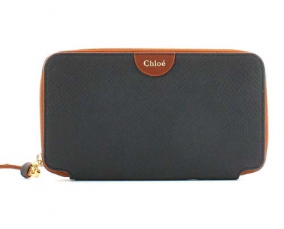 クロエ CHLOE ベア 長財布 ブラック＆ブラウン 3P0152-833-001