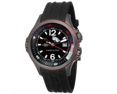 ハミルトン メンズ カーキ ネイビー GMT KHAKI NAVY GMT H77585335