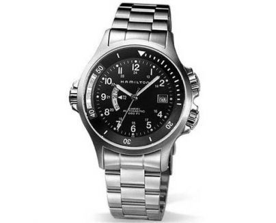 ハミルトン メンズ カーキ ネイビー GMT KHAKI NAVY GMT H77615133