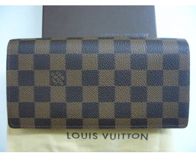 LOUIS VUITTON ダミエメンズ 長財布 ブラザ N60017