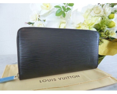 【新品】ルイヴィトンLOUIS VUITTONエピ長財布M60072ジッピーウォレット黒 