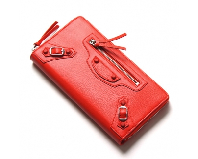 バレンシアガ ラウンドファスナー 長財布[小銭入れ付き] COQUELICOT253036 aqq2j 6560