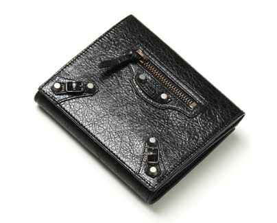 バレンシアガ 2つ折り財布[小銭入れ/IDポケット付き] NERO278738 d940t 1000