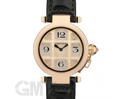 カルティエ 時計 スーパーコピー パシャ 32ｍｍ ダイヤグリッド WJ11963G PG