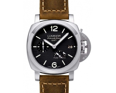 パネライスーパーコピー PANERAI ルミノール 1950 3デイズGMT パワーリザーブ アッチャイオ PAM00537 