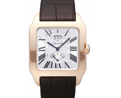カルティエ スーパーコピー Cartier サントス デュモン カレンダー&パワーリザーブ W2020067 