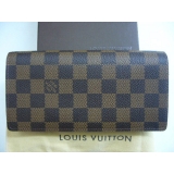 LOUIS VUITTON ダミエメンズ 長財布 ブラザ N60017