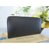 【新品】ルイヴィトンLOUIS VUITTONエピ長財布M60072ジッピーウォレット黒 